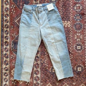 Abercrombie curve love ultra high rise ankle jean